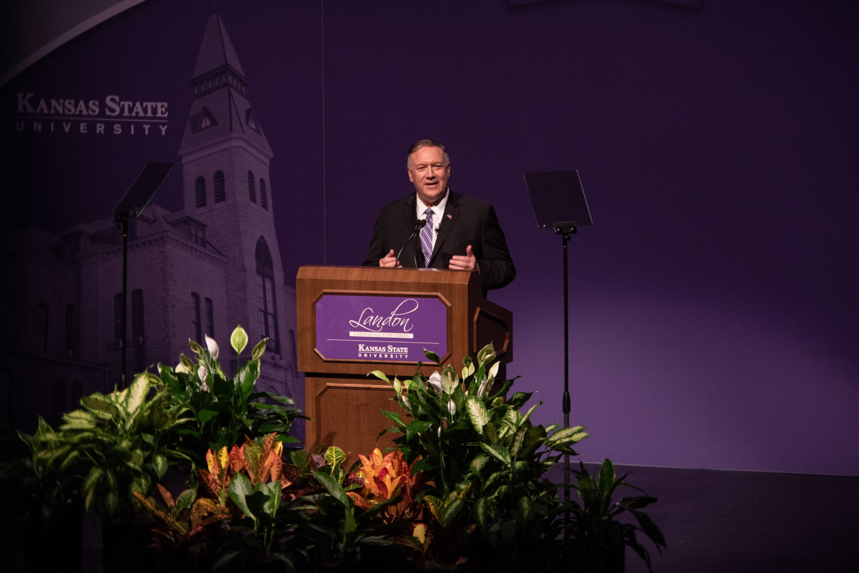 Mike Pompeo K-State lecture